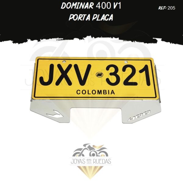 piezas Dominar 400 v1 portaplaca