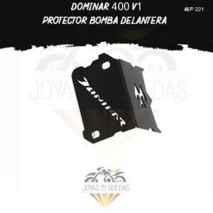 motos Dominar 400 v1 protector bomba delantera