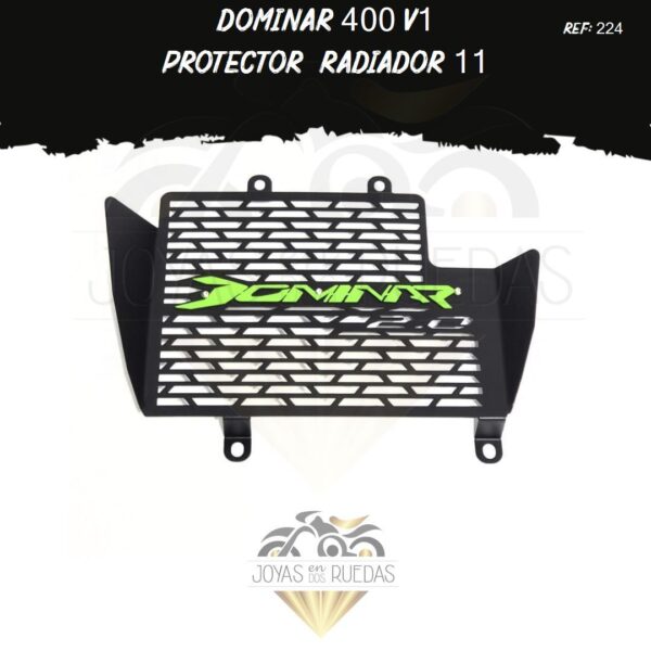 moto Dominar 400 v1 protector radiador
