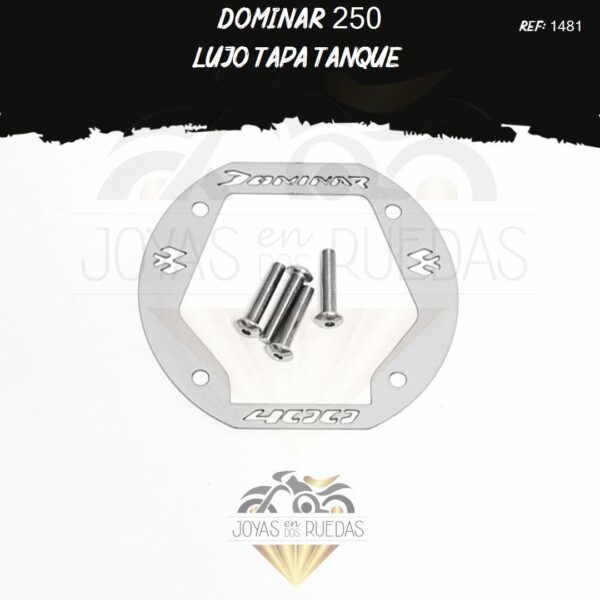 accesorio Dominar 250 lujo tapa tanque