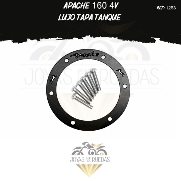 articulos Apache 160 4V lujo tapa tanque