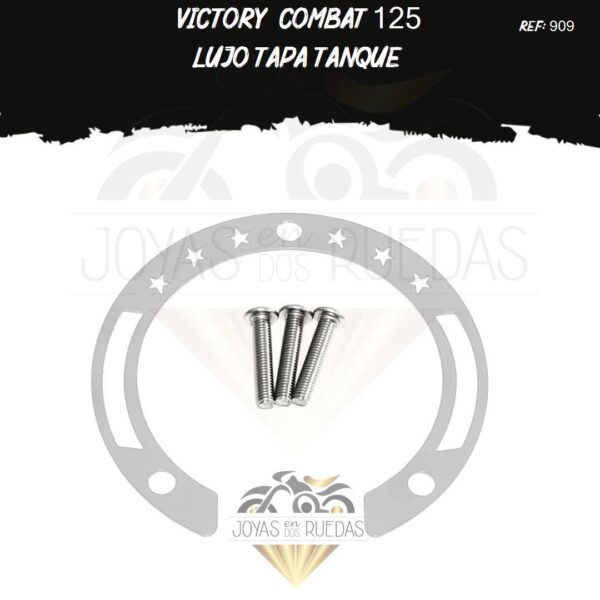 moto Victory combat 125 lujo tapa tanque