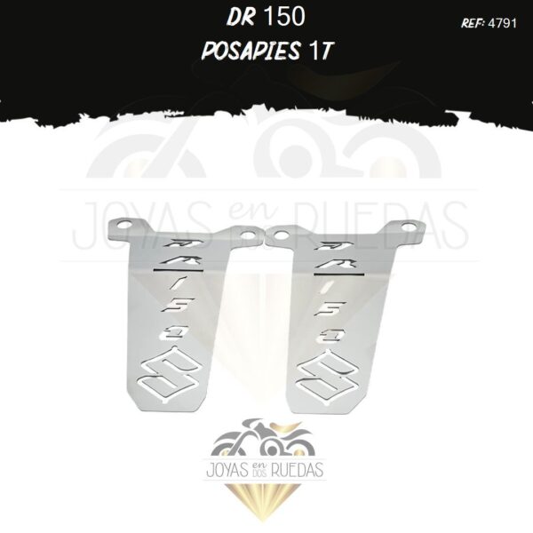 DR 150 lujos posapies 1t