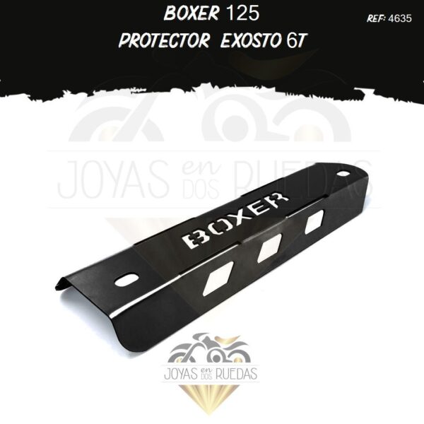 moto Boxer 125 protector exosto 6t