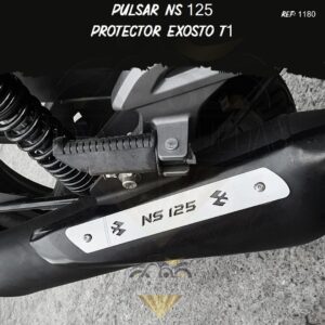 Pulsar ns 125 lujos protector exosto