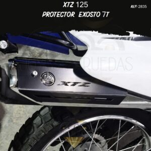 articulos XTZ 125 protector exosto 7t
