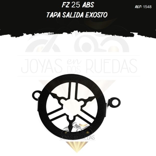 accesorios FZ 25 ABS tapa salida exosto