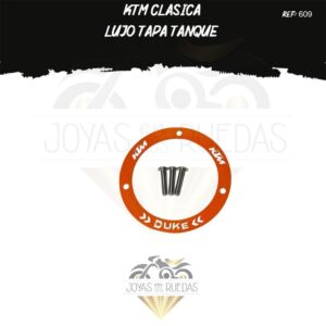 moto KTM clasica lujo tapa tanque