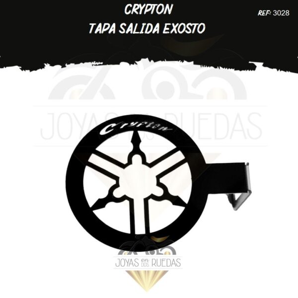 tapa salida exosto articulo Crypton