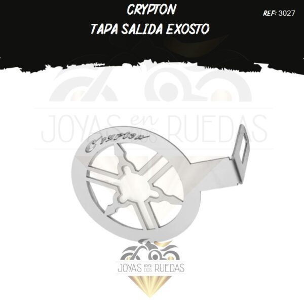 pieza Crypton tapa salida exosto