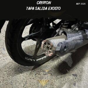 tapa salida exosto articulo Crypton