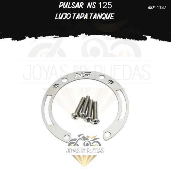 accesorios Pulsar ns 125 lujo tapa tanque