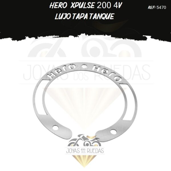 Hero Xpulse 200 4V lujos lujo tapa tanque