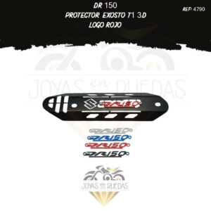 DR 150 lujos protector exosto 3D