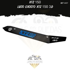 moto XTZ 150 Lujo exosto xtz 3d