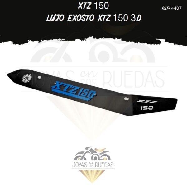 moto XTZ 150 Lujo exosto xtz 3d