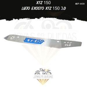 parte XTZ 150 Lujo exosto xtz 3d