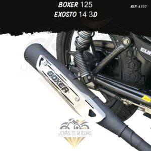 partes Boxer 125 exosto 3D