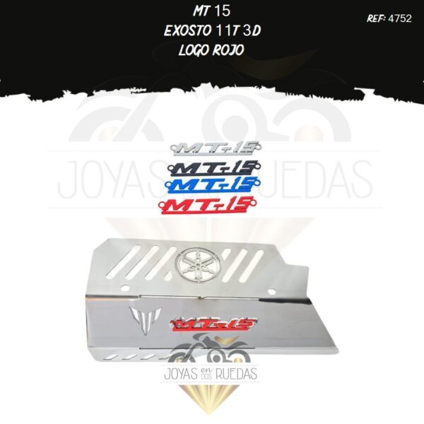 partes MT 15 exosto 11t 3D