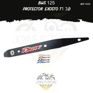 protector exosto 3D articulo Bws 125