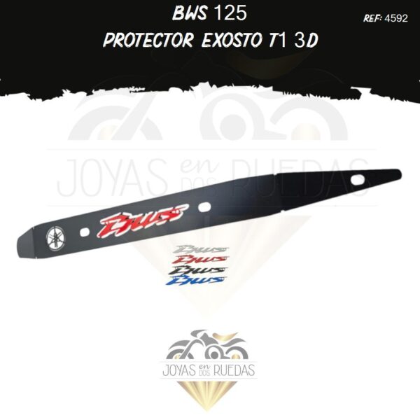 protector exosto 3D articulo Bws 125