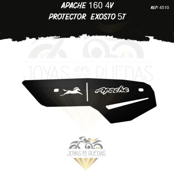 accesorios Apache 160 4V protector exosto 5t