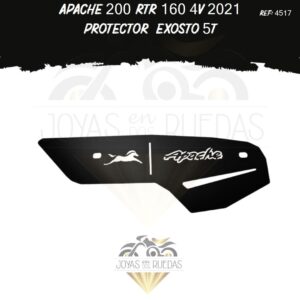 pieza Apache 200 rtr 160 4v 2021 protector exosto 5t
