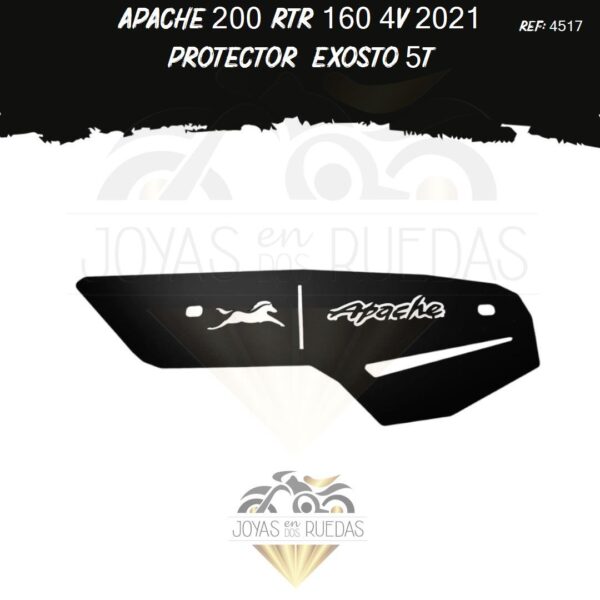 pieza Apache 200 rtr 160 4v 2021 protector exosto 5t