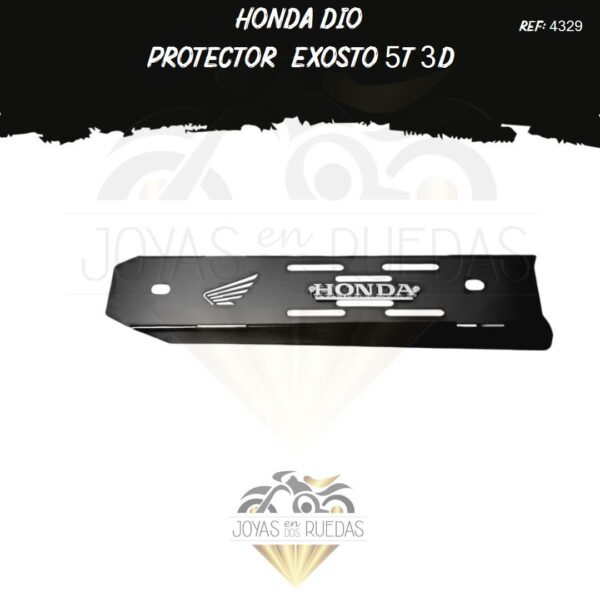honda Dio lujos protector exosto 5t 3D