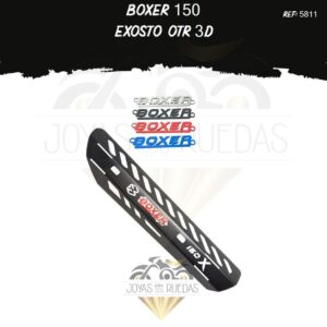 articulos Boxer 150 exosto otr 3D