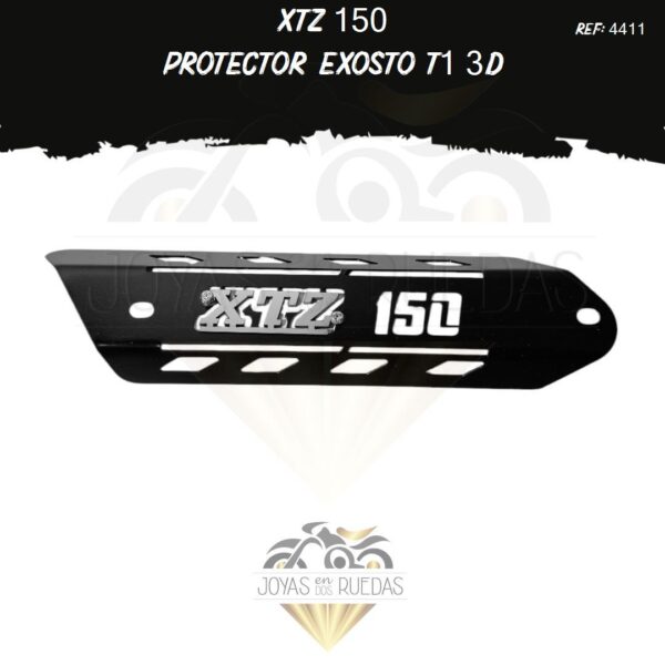 protector exosto 3D articulo XTZ 150