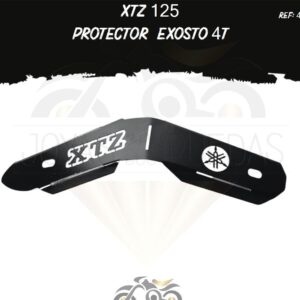 accesorio XTZ 125 protector exosto 4t