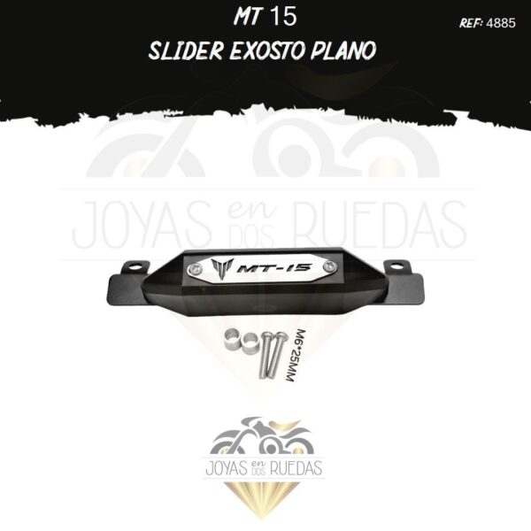 moto MT 15 Slider exosto plano