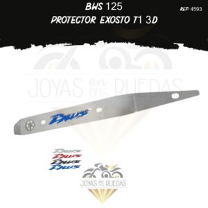 pieza Bws 125 protector exosto 3D