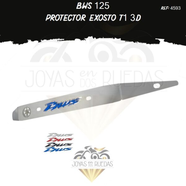 pieza Bws 125 protector exosto 3D