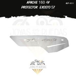 accesorios Apache 160 4V protector exosto 5t
