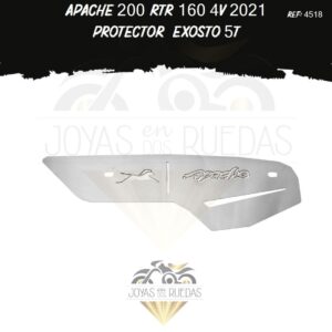 pieza Apache 200 rtr 160 4v 2021 protector exosto 5t