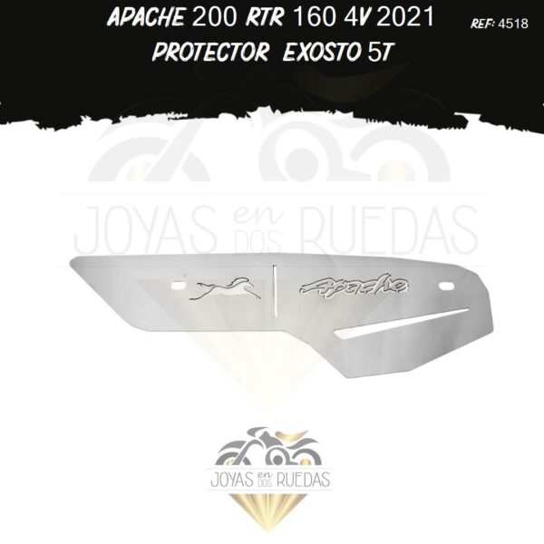 pieza Apache 200 rtr 160 4v 2021 protector exosto 5t