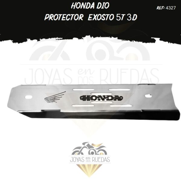 parte honda Dio protector exosto 5t 3D