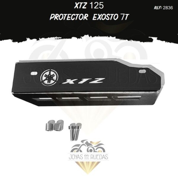 accesorios XTZ 125 protector exosto 7t