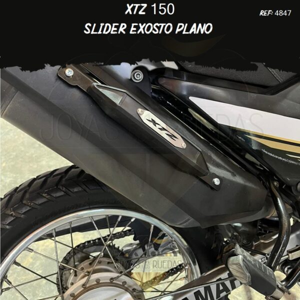 articulos XTZ 150 Slider exosto plano