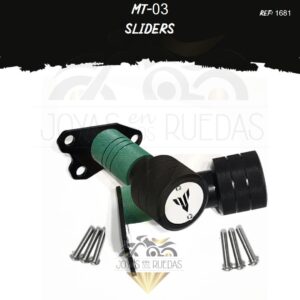 moto MT-03 sliders