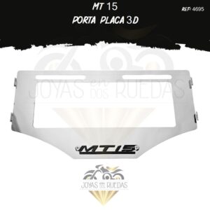articulos MT 15 portaplaca 3D