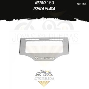 motos Nitro 150 portaplaca