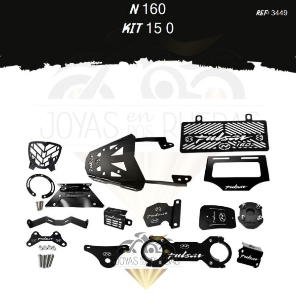 N 160 kit parrilla monoshock antimartilleo N