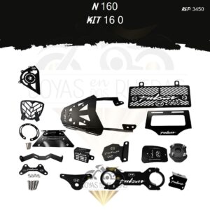 N 160 kit lujo tapa tanque protector radiador
