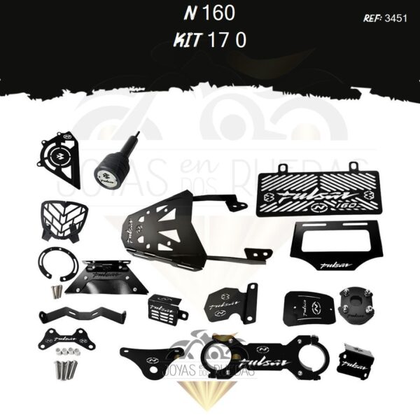 N 160 kit slider exosto lujo pata gato