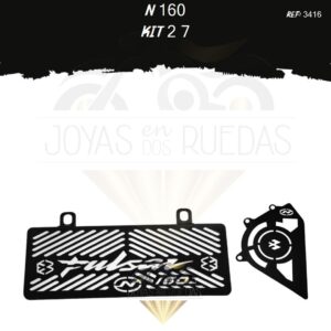 N 160 kit protector radiador protector piñon