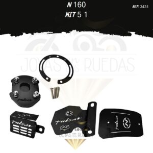 N 160 kit lujo guardabarro protector bomba trasera