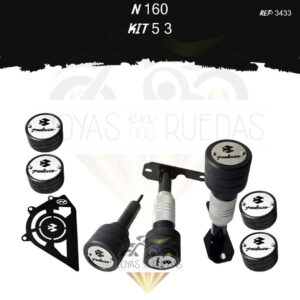 N 160 kit protector piñon Spools Sliders eje